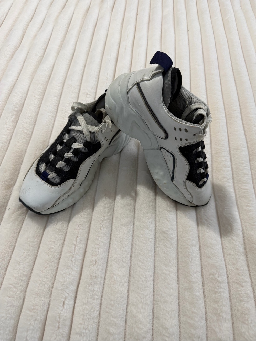 Acne Studios White and Black Chunky Sneakers